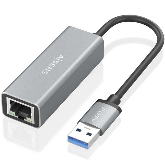 Adaptador USB 3.0 - RJ45 Aisens A106-0897/ 1000Mbps-0