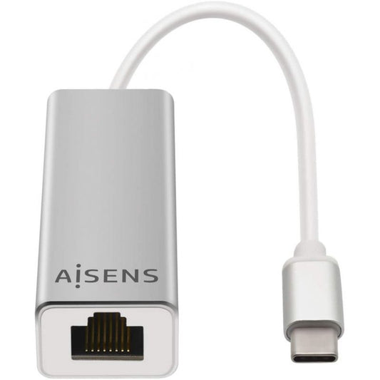 Adaptador USB Tipo-C - RJ45 Aisens A109-0341/ 1000Mbps-0