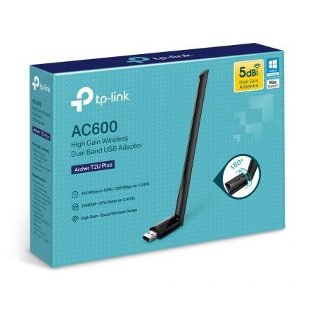 Adaptador USB - WiFi TP-Link Archer T2U Plus/ 600Mbps-1