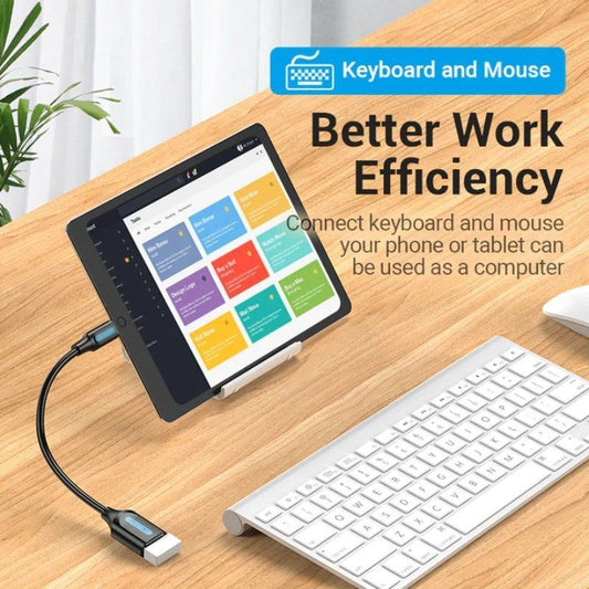 Adaptador USB 3.1 Tipo-C Vention CCVBB/ USB Tipo-C Macho - USB Hembra-0