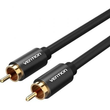 Cable Estéreo Vention VAB-R09-B200/ RCA Macho - RCA Macho/ 2m/ Negro-1