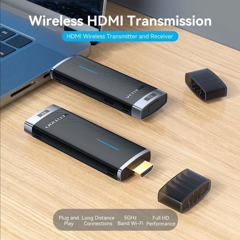 Adaptador de vídeo inalámbrico HDMI a HDMI Vention ADCB0-0